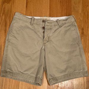Mens Hollister  Khaki Shorts Size 31